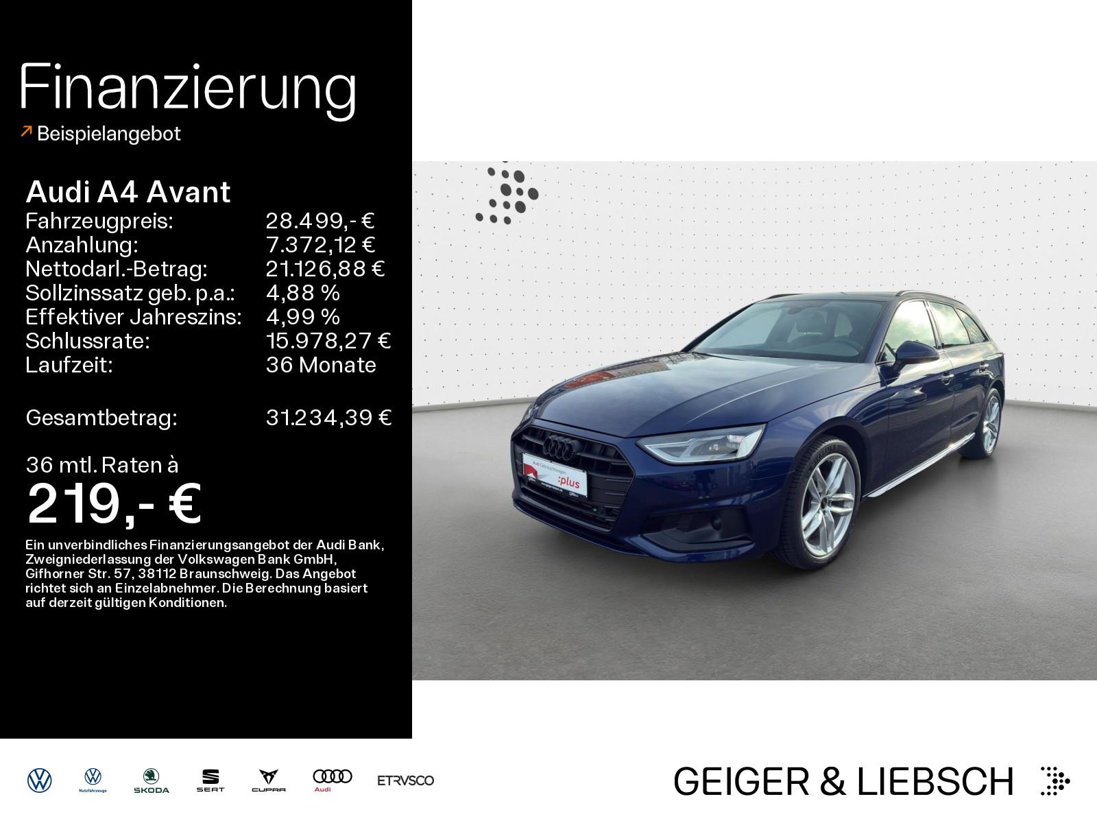 Audi A4 Avant 35 TFSI avanced*LED*VIRTUAL*NAVI*LEDER