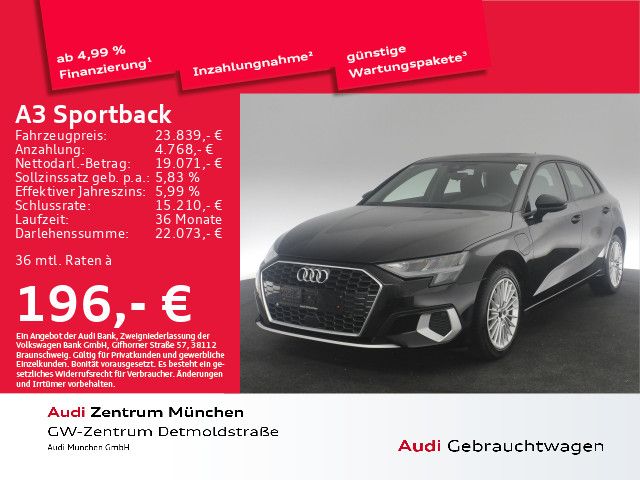 Audi A3 Sportback 40 TFSI e S tronic advanced Virtual