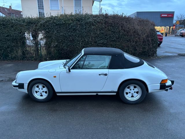 Porsche 911 3.2 Cabrio  TOPZUSTAND  DEUTSCH 42500 km