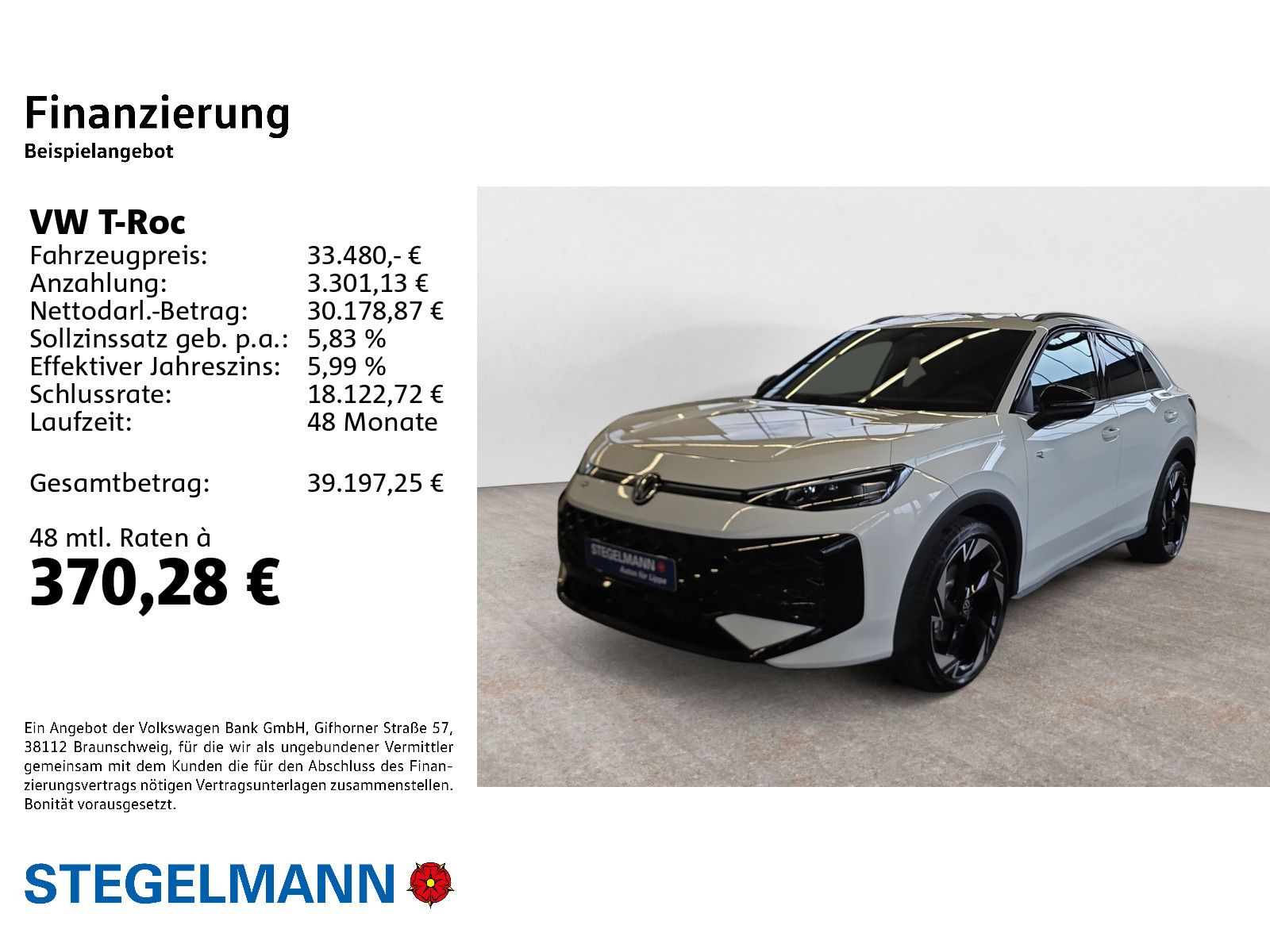 Volkswagen T-Roc 1.5 l eTSI DSG R-Line BlackStyle NAVI foto 2