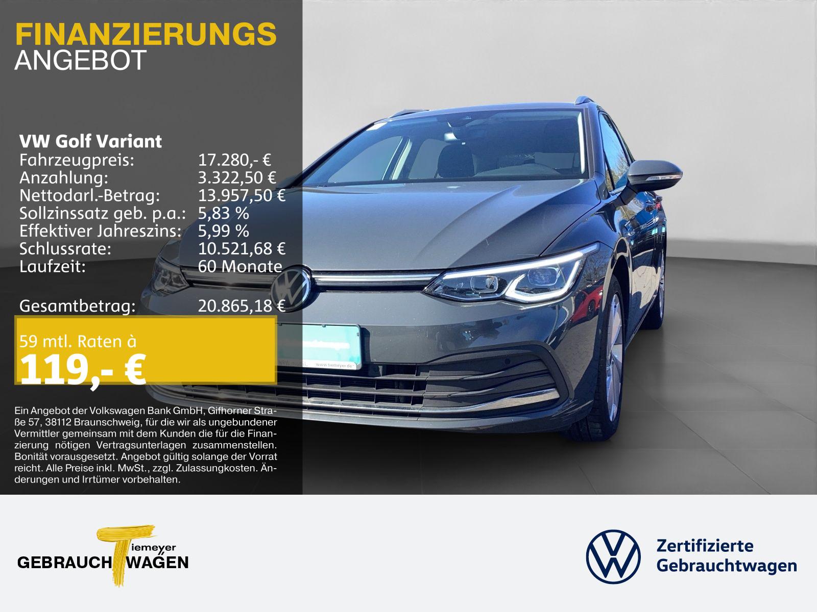 Volkswagen Golf Variant 1.5 TSI STYLE KEYLESS KAMERA eKLAPP