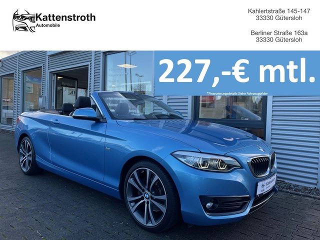 BMW 225d SportLine Cabrio AHK Navi Kamera
