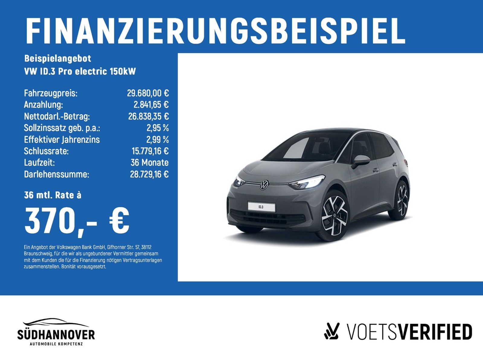 VW ID.3 Pro electric 150kW Move LED+NAVI+REAR VIEW+