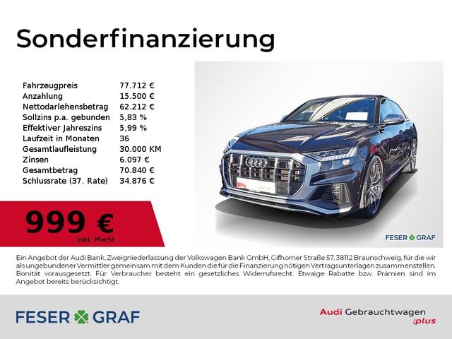 Audi SQ8 TDI Sportsitze+,Matrix,B&O,Allradlenkung,22"