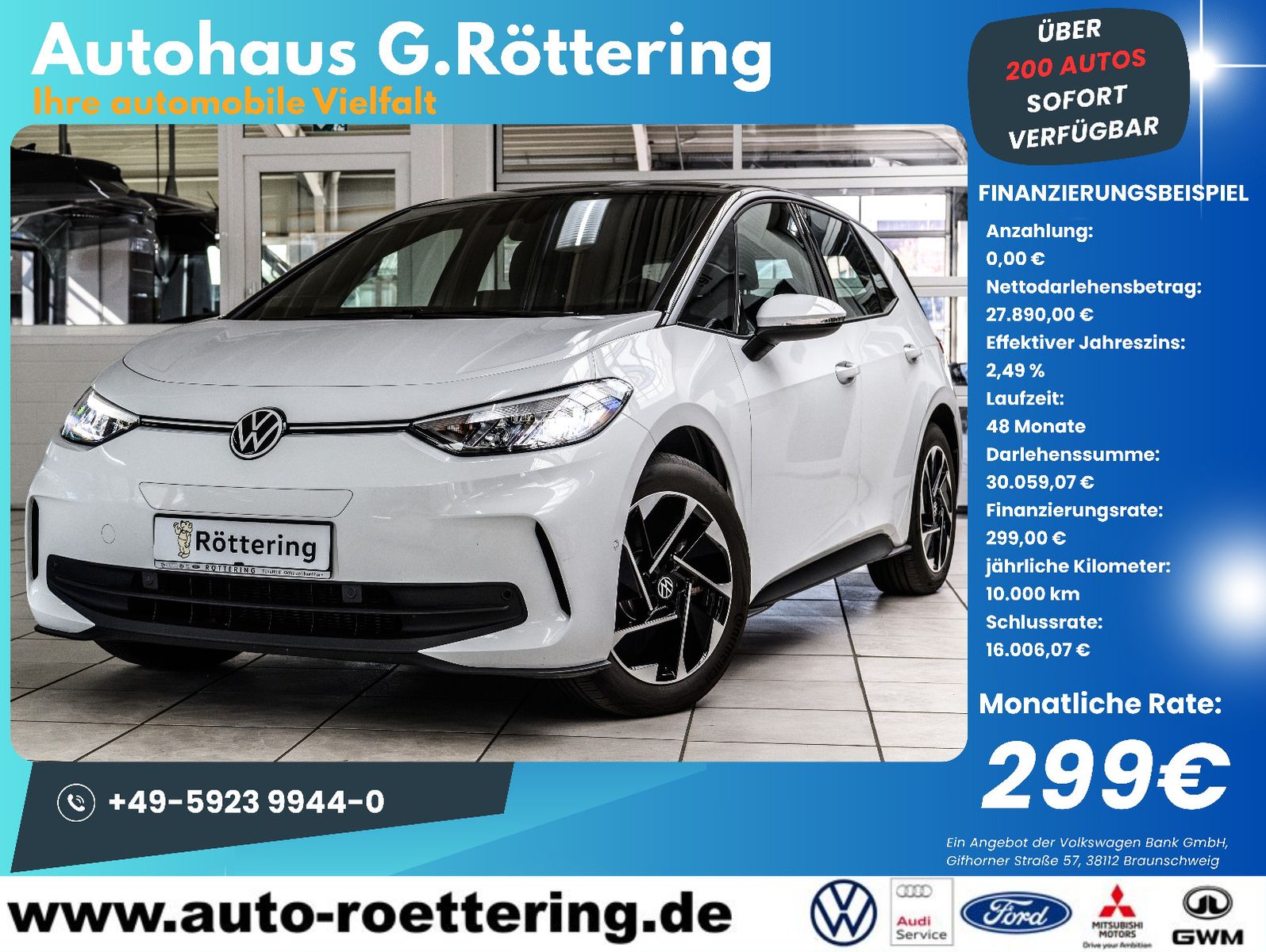 Fahrzeugabbildung Volkswagen ID.3 Pro LED+NAVI+KAMERA+ACC+APP+SHZ+KEYLESS