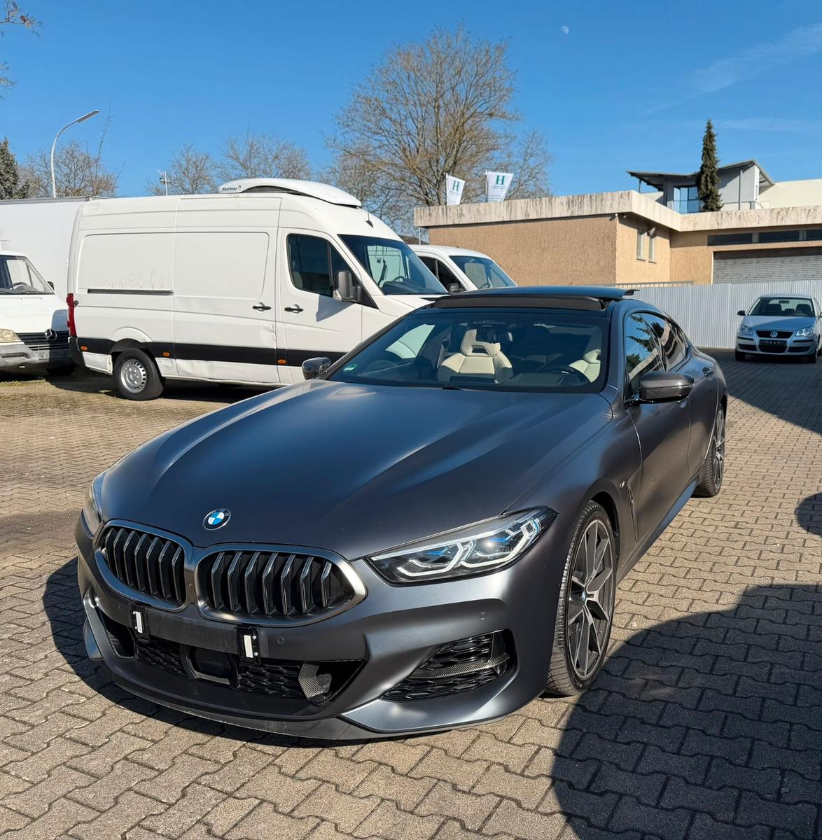 BMW M850 i XDrive Gran Coupe Frozen Grau Matt