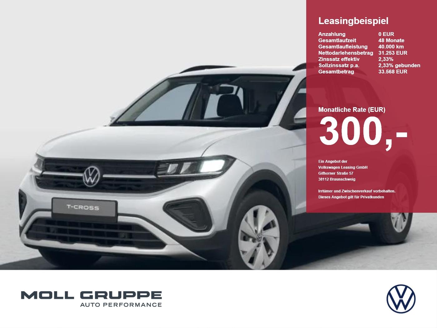 Volkswagen T-Cross Life 1.0 l TSI DSG KLIMA/ACC/AHK/AUT