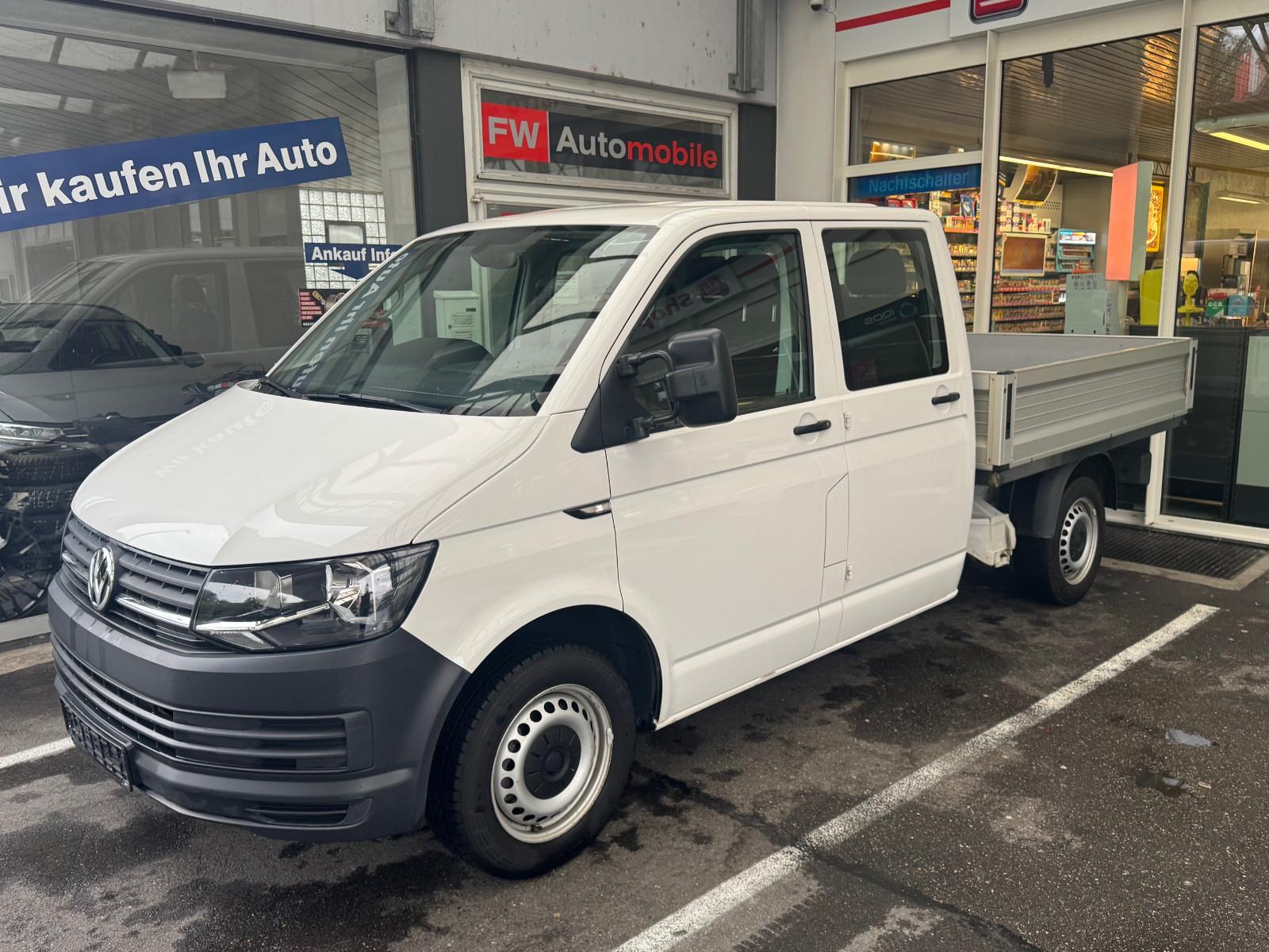 Volkswagen T6 2,0 TDI DoKa Doppelkabine Pritsche Klima AHK