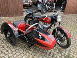Mz BK 350 mit Falke Seitenwagen DDR Brief - MZ GESPANN