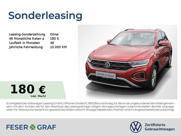 Volkswagen Leasingangebot: Volkswagen T-Roc Life 1.0 TSI Navi StandHz LED SiHz