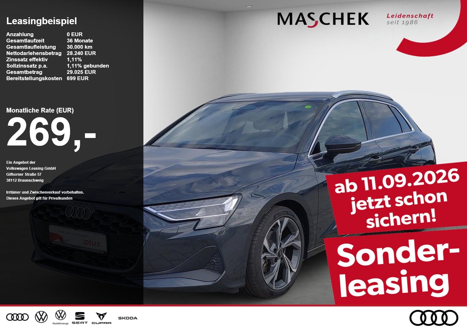 Audi A3 Sportback 35 TFSI Naviplus RearView Sitzh. LM