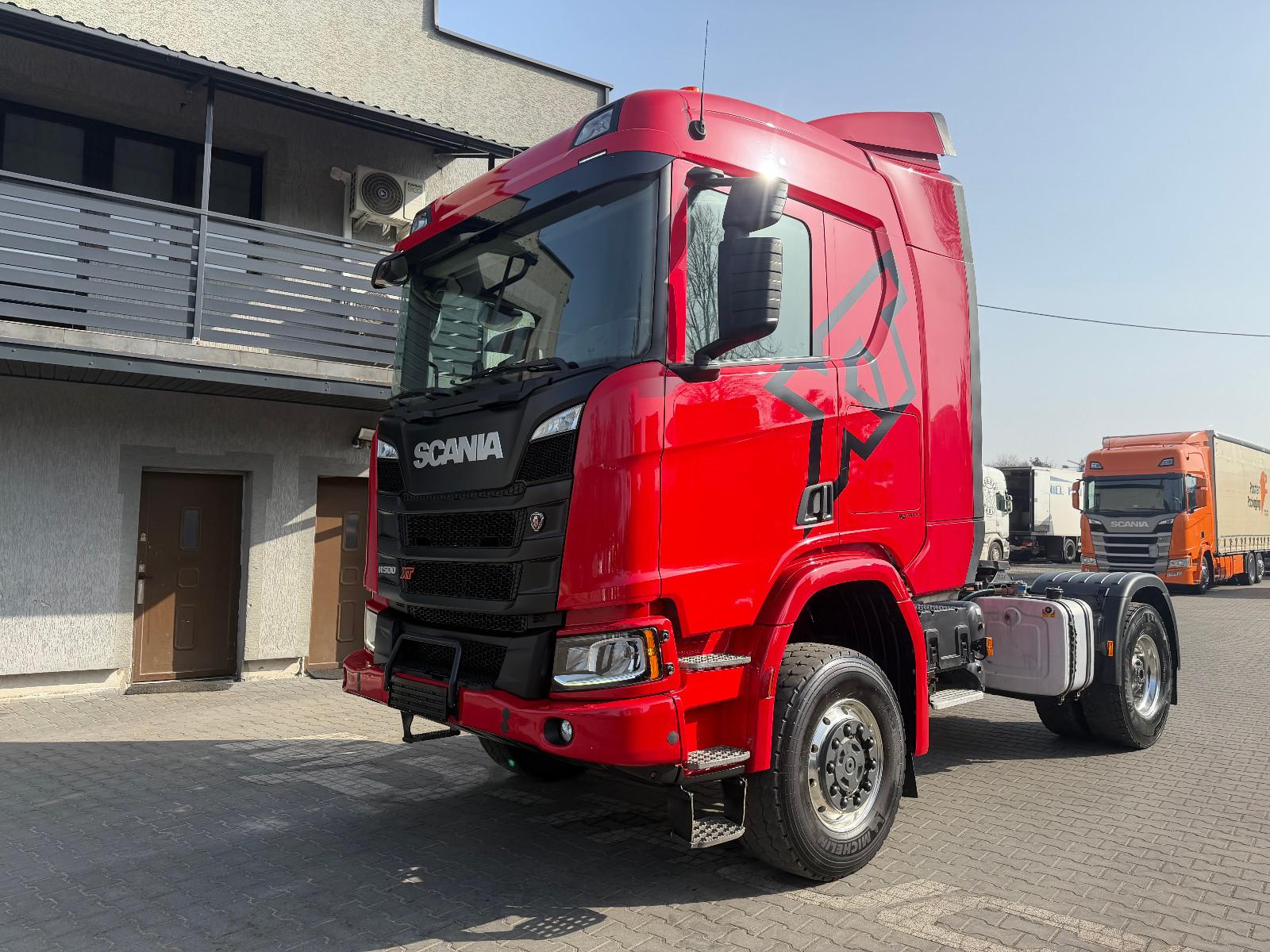 Scania R500 XT 4x4 luft 2 kreis hydraulik