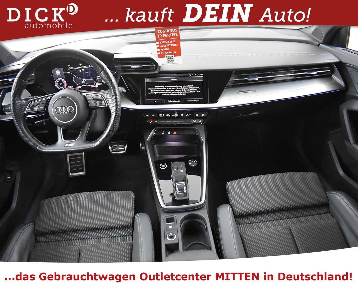 AUDI A3 SB 35d 2X S LINE SPORT+VIRTU+LEDER+NAV+LED+18 - Image 8
