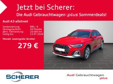 Audi Leasingangebot: Audi A3 allstreet 40 TFSIe S tronic KAMERA ACC AHK NA