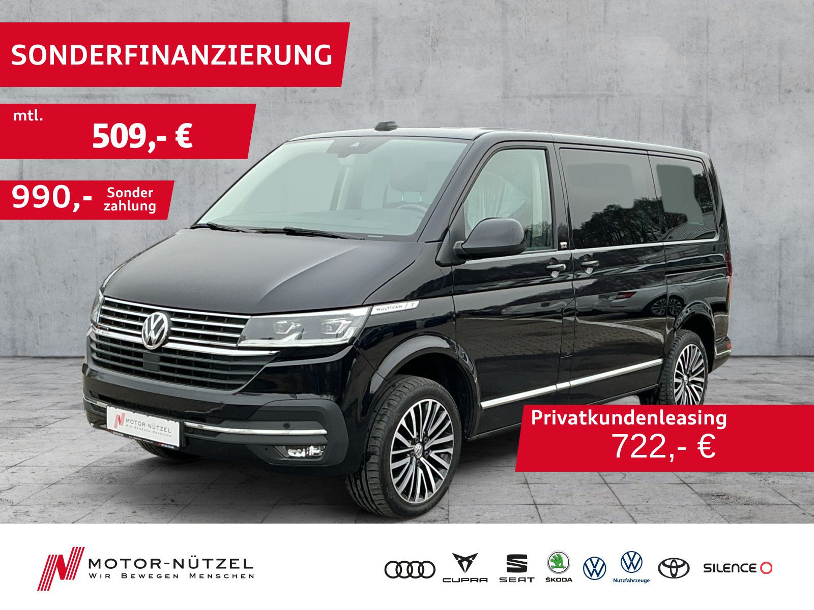Volkswagen T6.1 Multivan 2.0 TDI 4M GENERATION SIX LED+NAVI