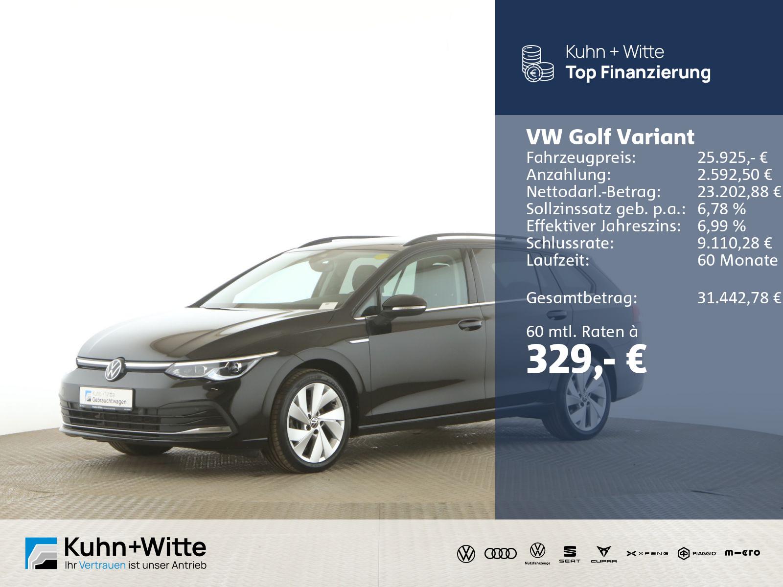 Volkswagen Golf VIII Variant 2.0 TDI Style LED+PDC+Navi+App