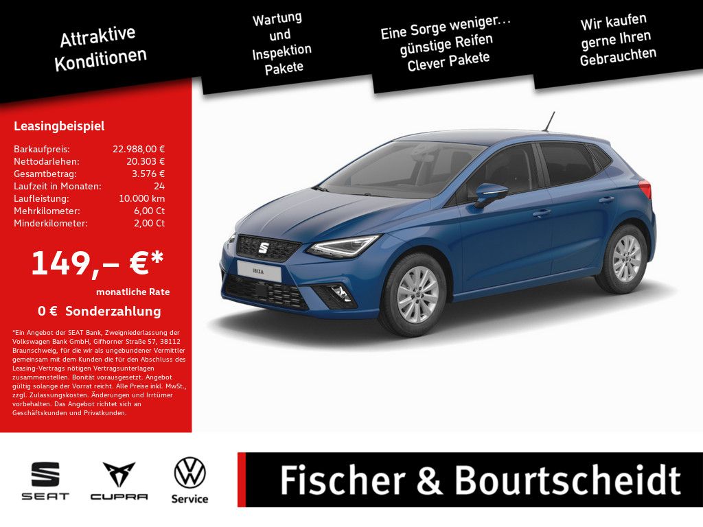 Seat Ibiza 1.0 TSI Style KAMERA NAVI ACC FACEL. LED