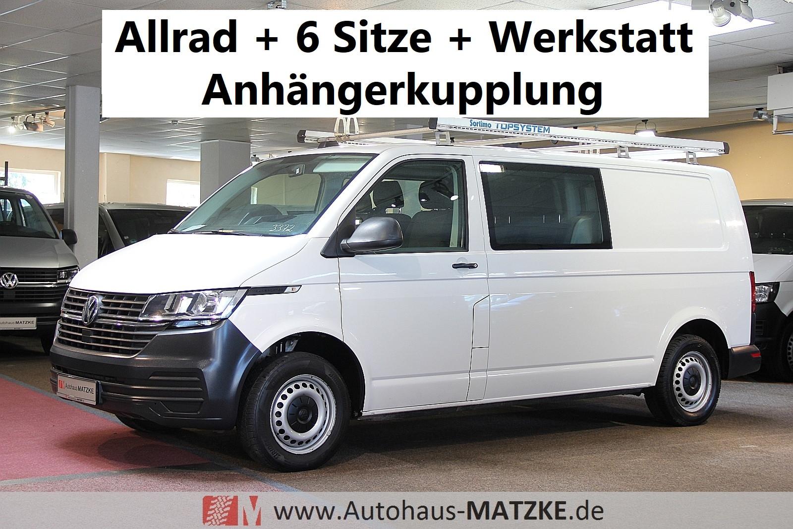 Volkswagen T6.1 4Motion 4x4 Navi 4Sitze AHK Klima Werkst.