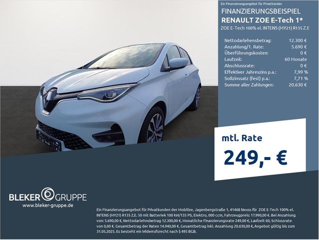 Renault ZOE E-Tech 1 00% el. INTENS (MY21) R135 Z.E. 50