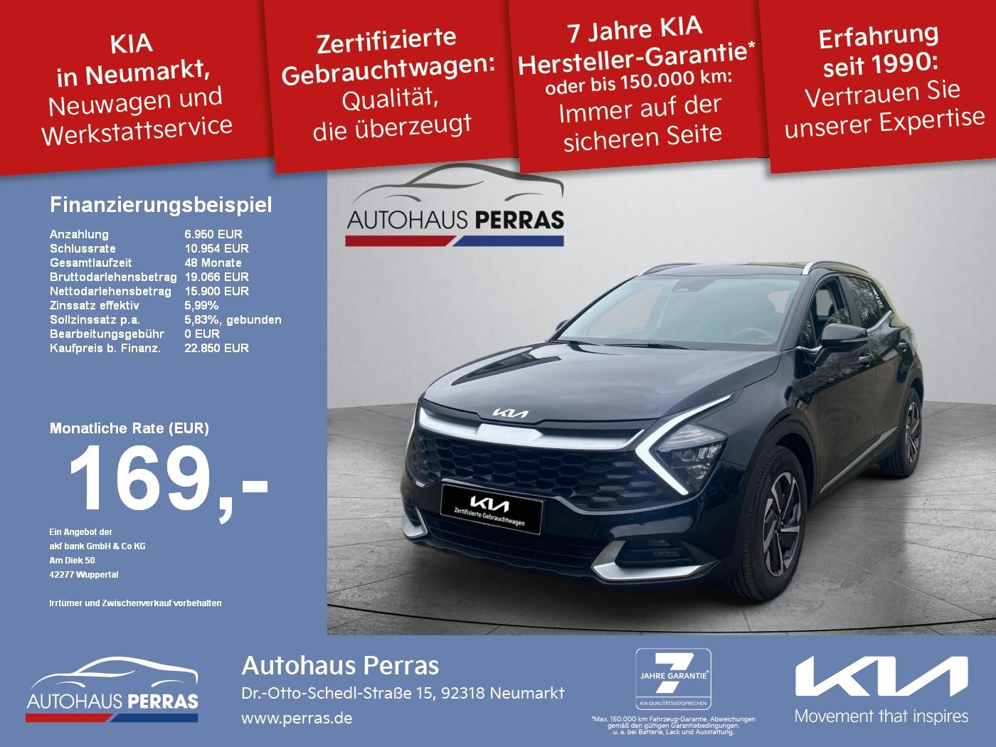 Kia Sportage 1.6 T-GDI 48V DCT Vision LED+Navi+Klima