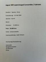 Jaguar XKR S/C Cabriolet - - Jaguar XKR aus 2008