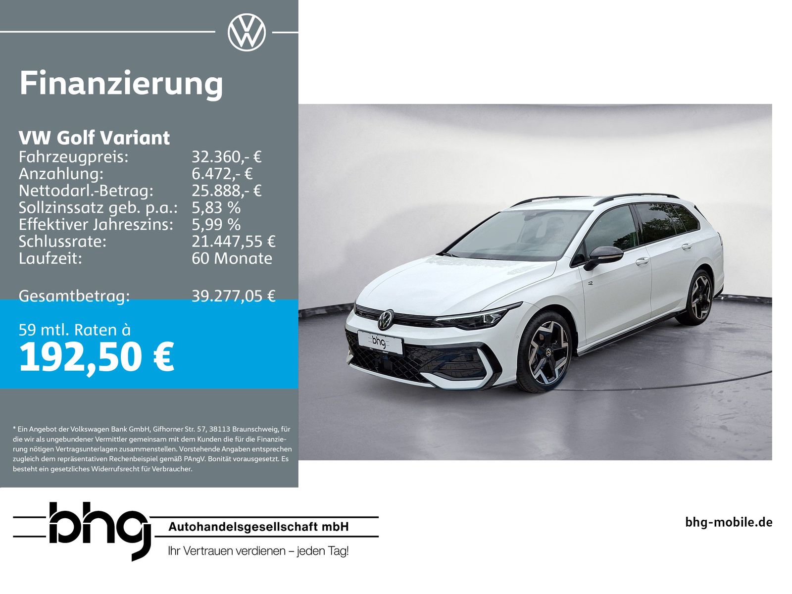 Volkswagen Golf Variant 1.5 eTSI DSG R-Line