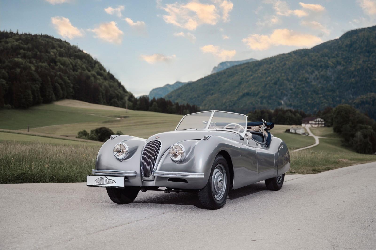 Jaguar XK 120 mit Aluminium Body sehr selten