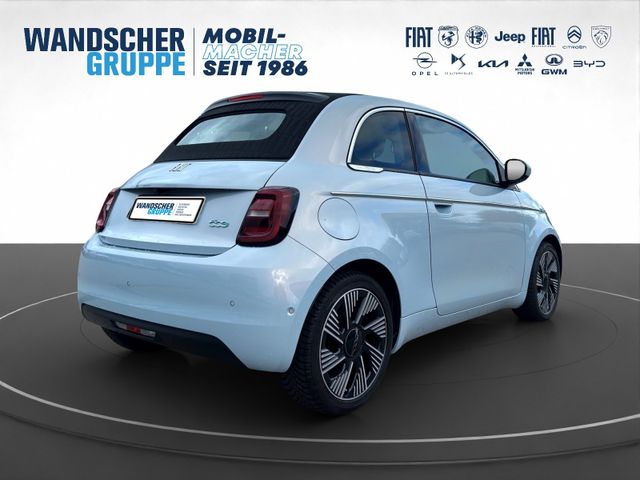 Fiat 500e Cabrio La Prima KAMERA CARPLAY SHZ