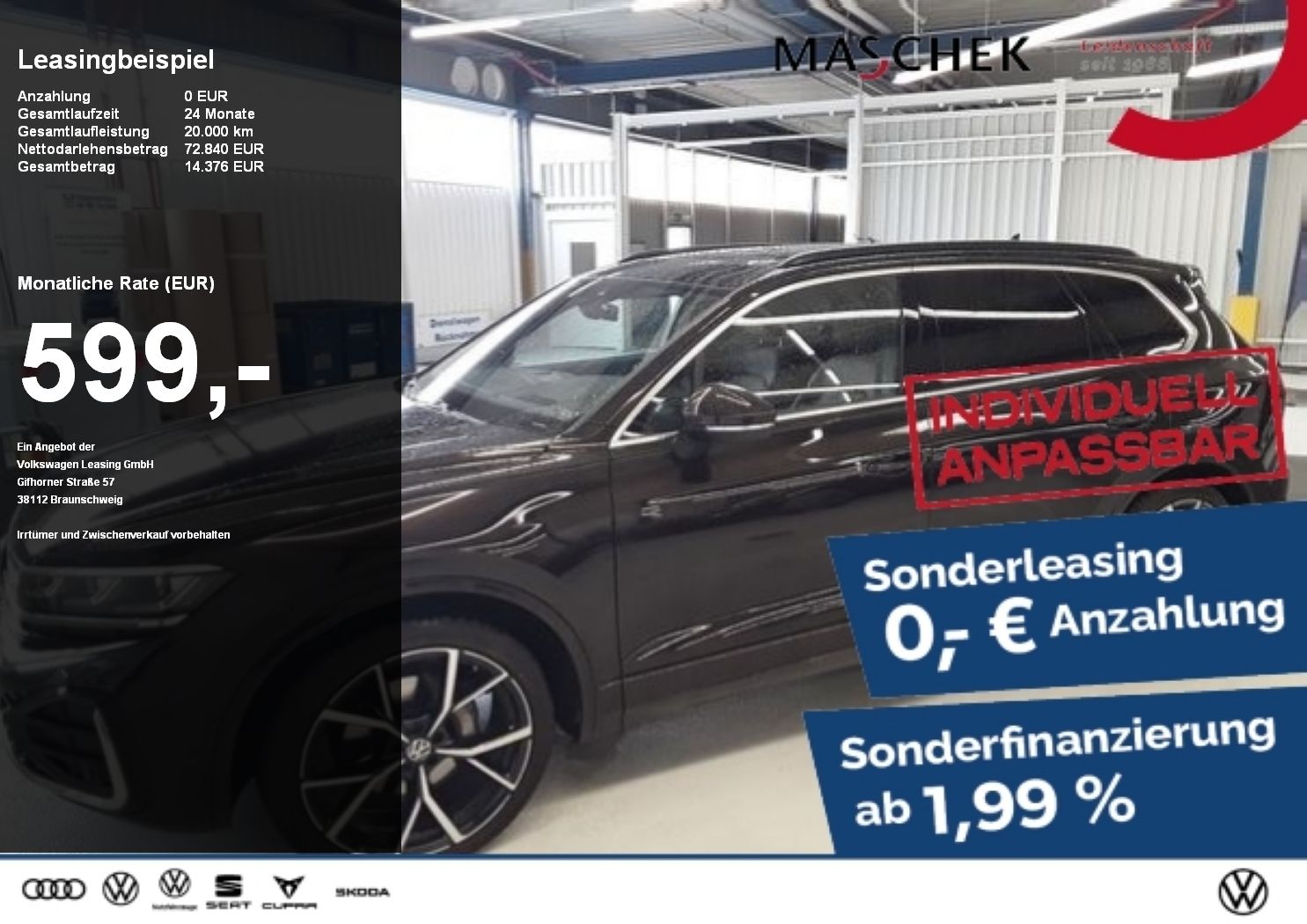 Volkswagen Touareg R-Line UPE121t Panorama AHK HUD Memory