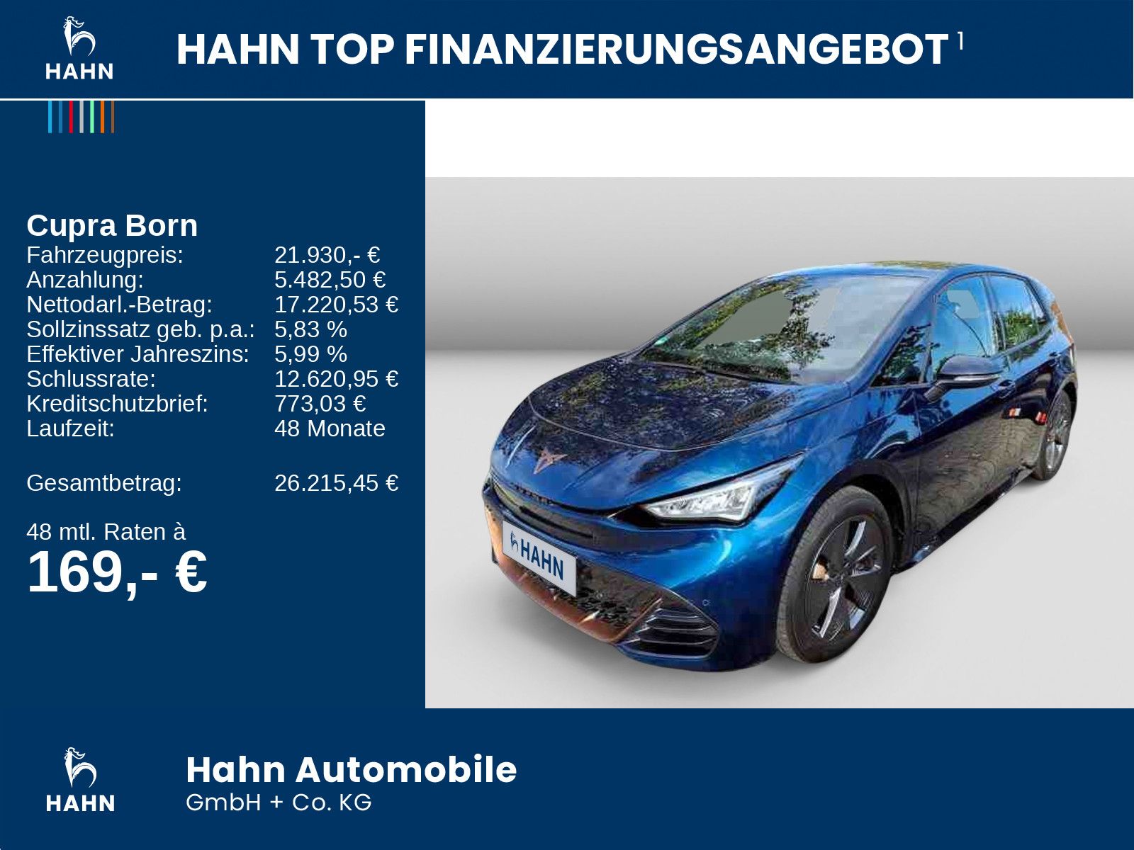 Cupra Born 150 Navi LED ACC Cam Keyless Sitzhz MFL 18" imagem 2