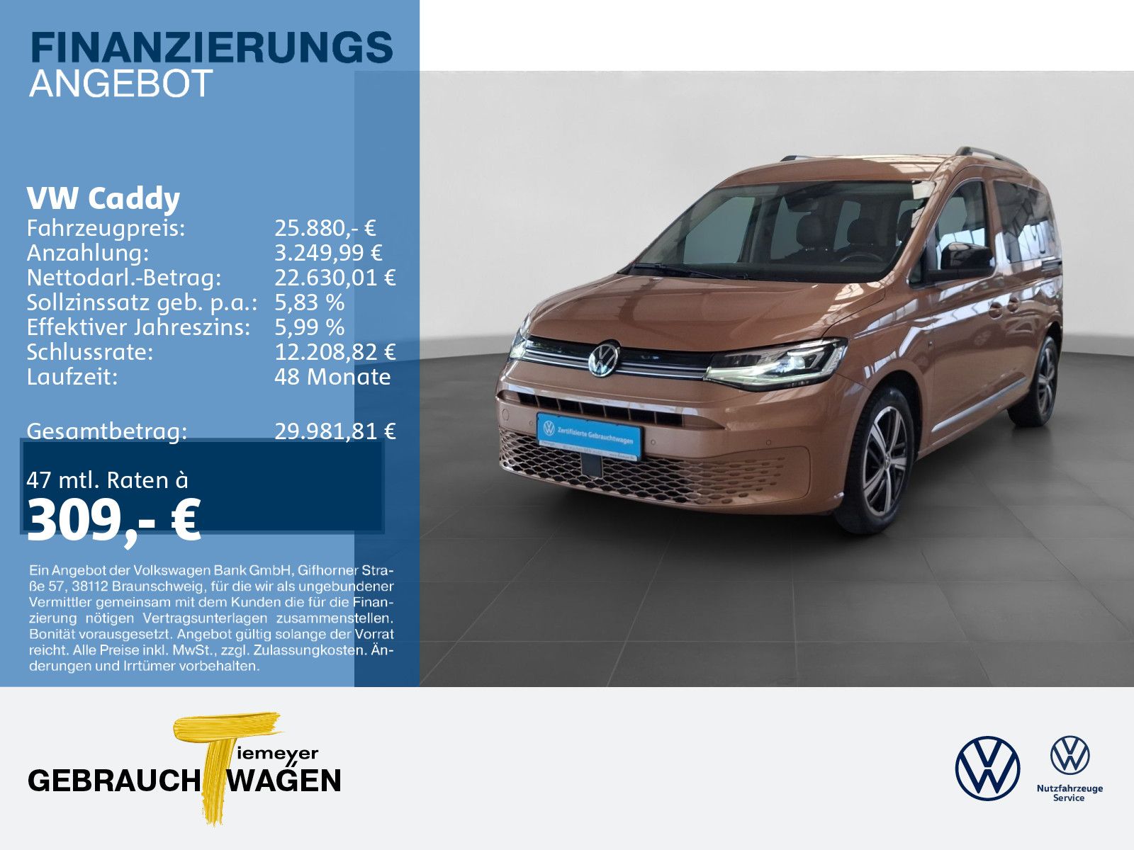 Volkswagen Caddy 1.5 TSI DSG STYLE APP-CON ACC LM17