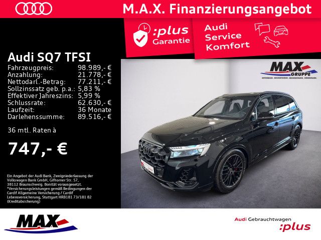 SQ7 TFSI QUATT 7 SITZE +HD MATRIX+AHK+LUFT+PANO+