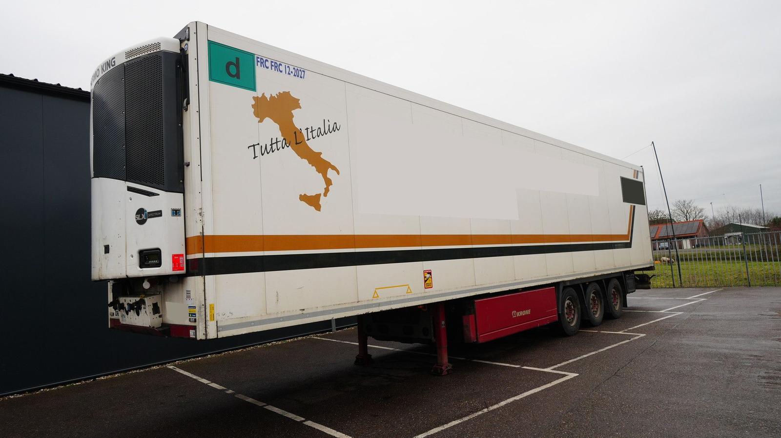 Krone 3 Axle frigo trailer with THERMO KING SLXi Spect