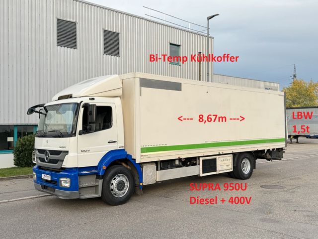 Mercedes-Benz Axor 1824L Bi-Temp. Kühlkoffer 8,67m LBW Supra