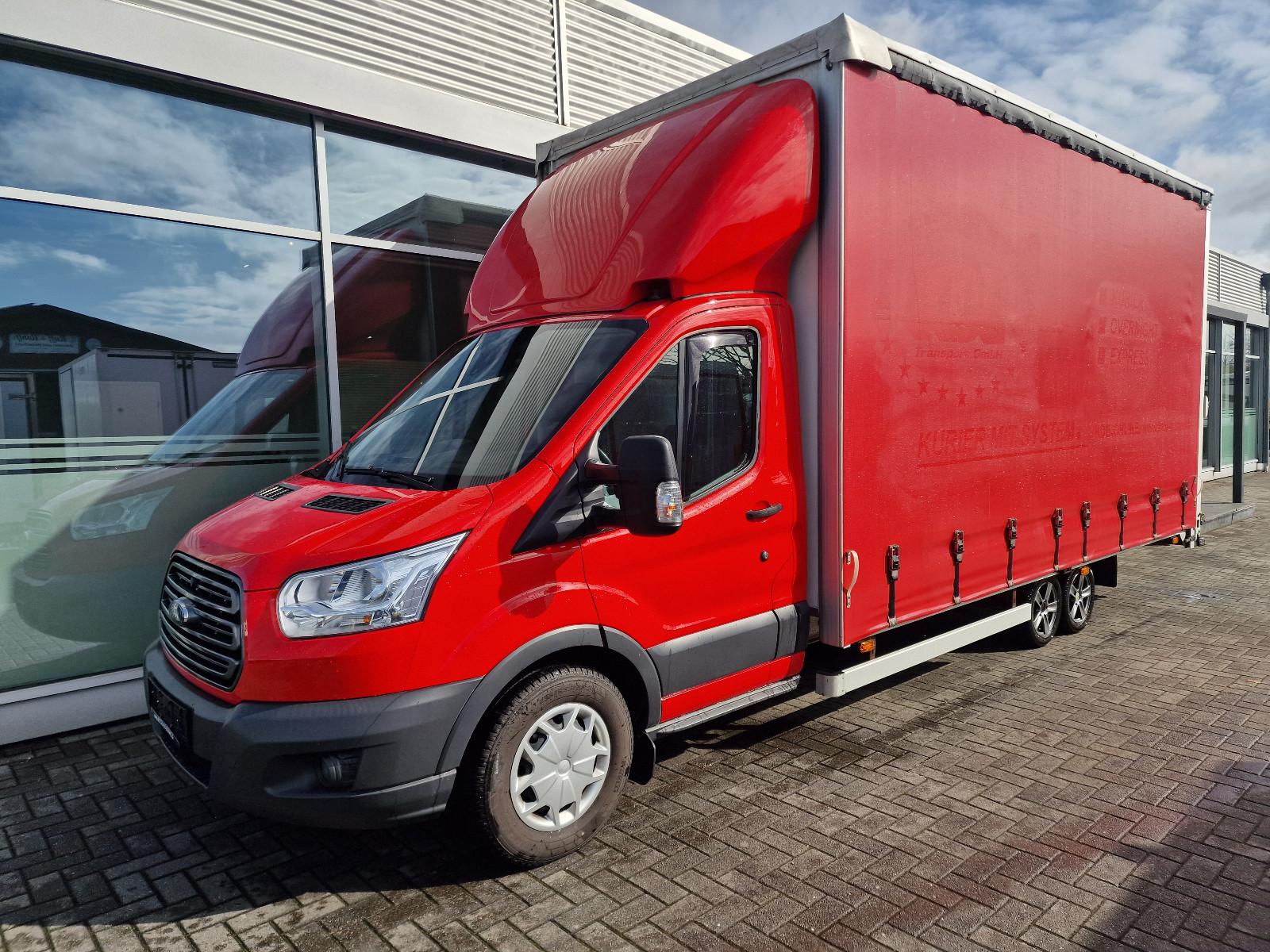 Ford Transit Autotransporter 3 Achser Schiebeplane