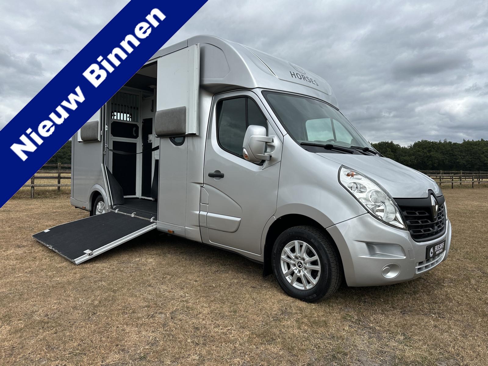 Renault Master THEAULT 2-paards paardenvrachtwagen dubbe