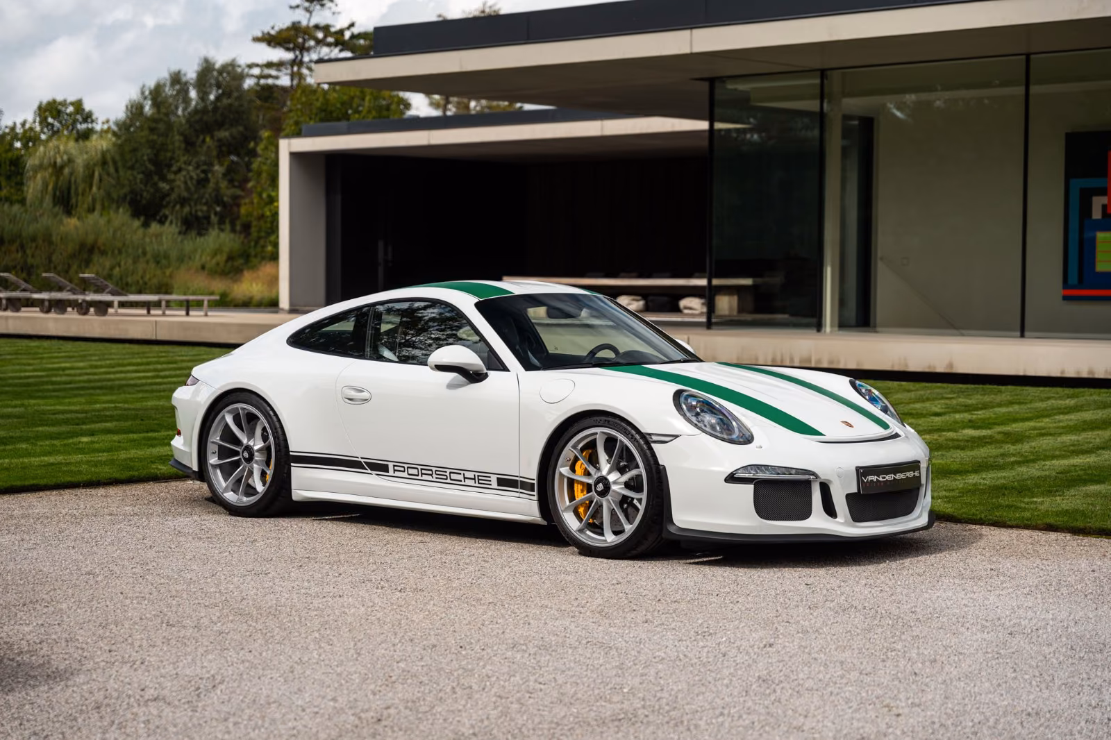 Porsche 991 R/GREEN STRIPES/9200 KM/FULL PPF/LIFT/N°951