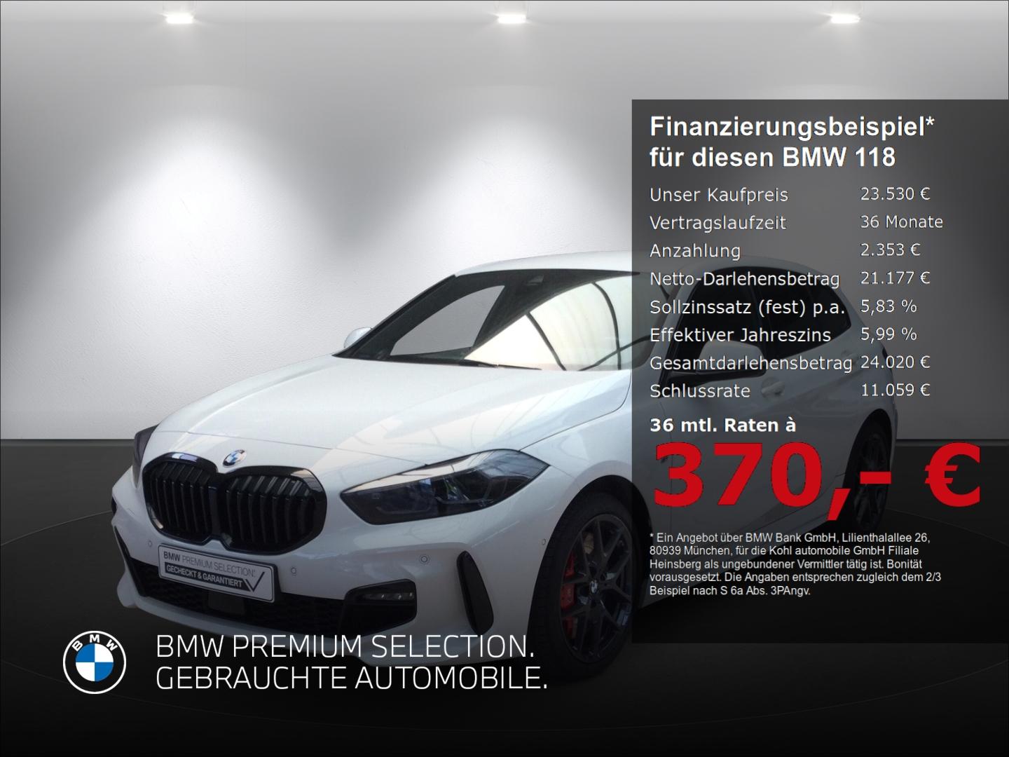 BMW 118 i M Sport Lenkradheizung DAB Harman Kardon
