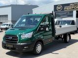 Ford Transit Pritsche 350 L5 MAXI EXTRALANG KLIMA AHK - Ford Transit: Grün