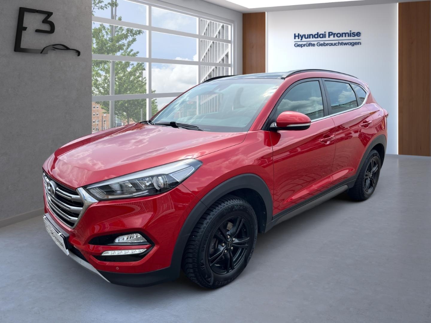Hyundai Tucson 1,6T-GDI 2WD Style Leder, Panoramadach, A