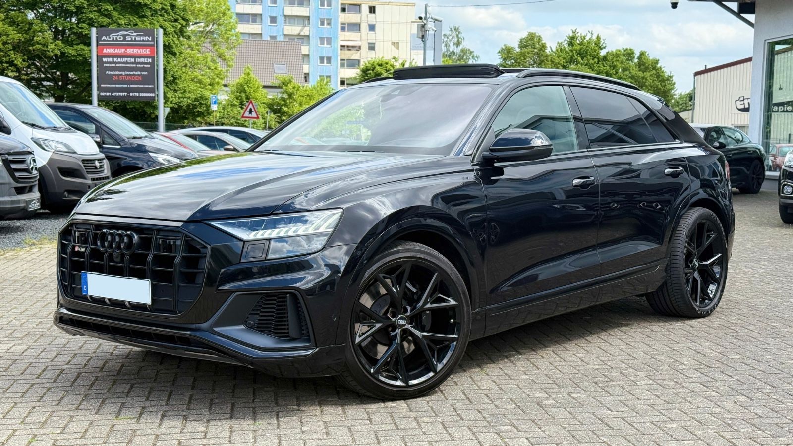 AUDI SQ8 4.0 TDI Q MATRIX PANO HUD AHK CARBON 22"