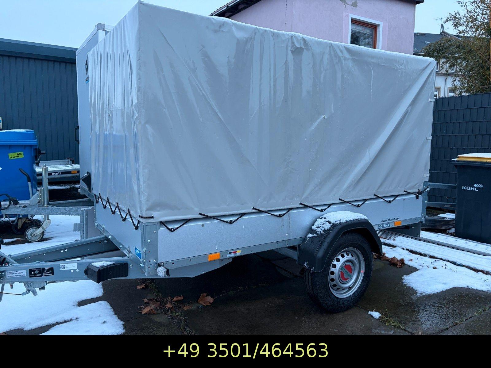 Stema Tieflader mit Plane+Spriegel 251x128x135 cm  cm