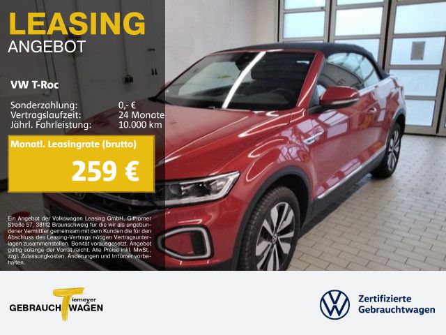 Volkswagen T-Roc Cabrio 1.0 TSI STYLE NAVI LED+ SITZHZ PDC