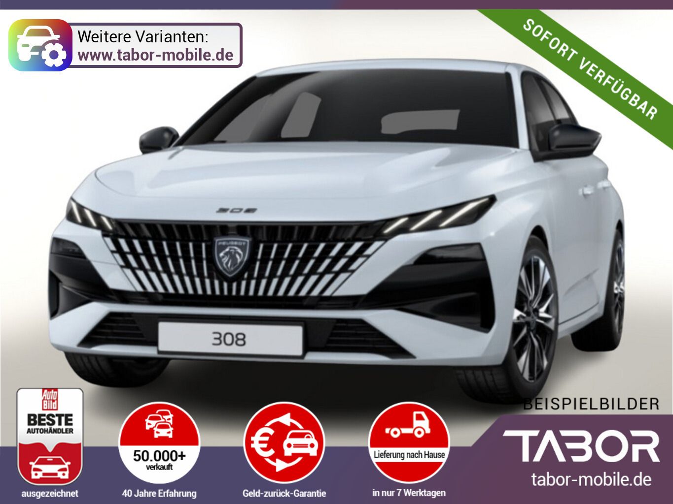 Peugeot 308 Allure MY26 SHZ Nav LHZ ACC Kam UVP-33%*