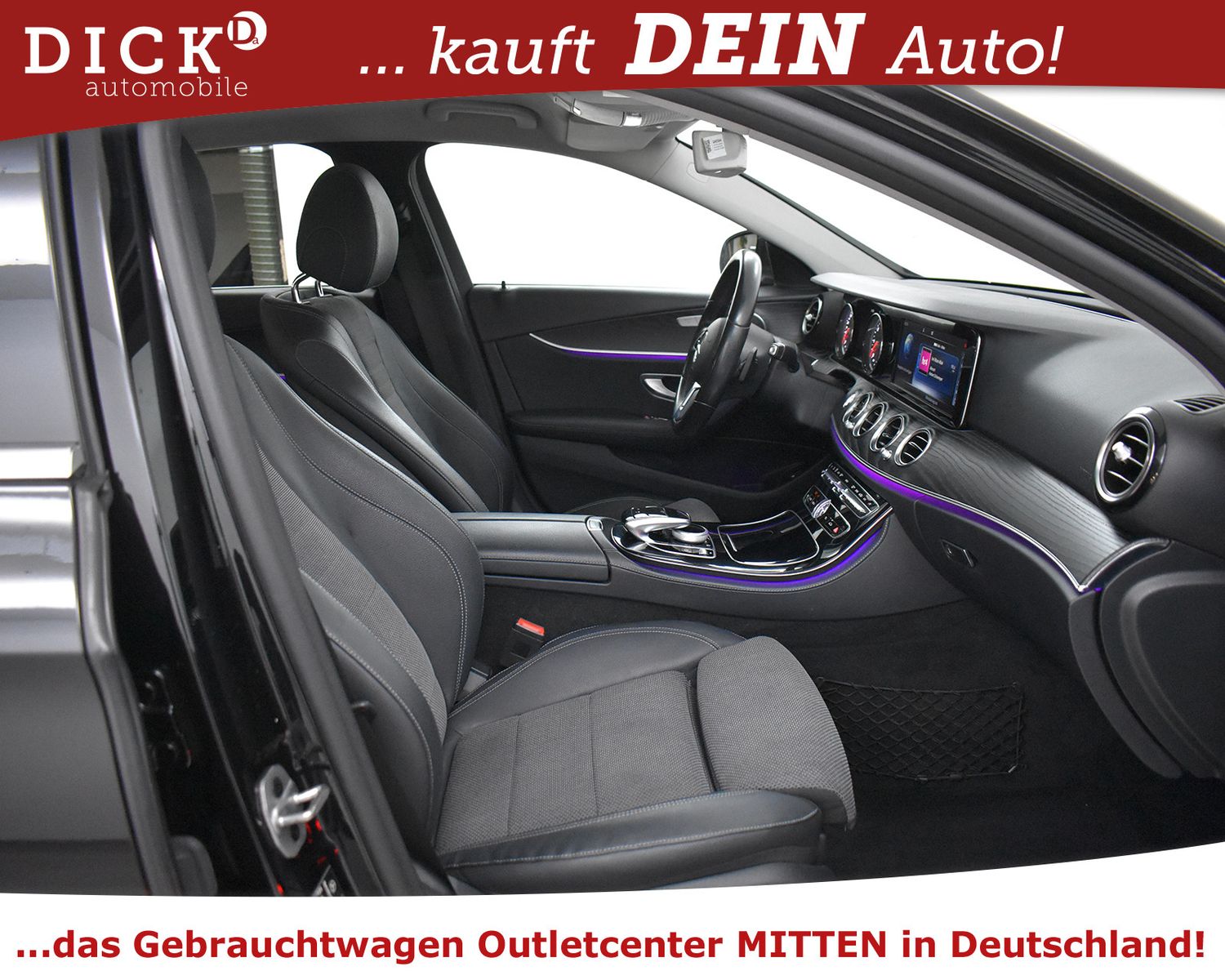 MERCEDES-BENZ E 200d 9G Avantg NAVI+LEDER+SHZ+KAM+LED+ACC+18" - Image 16