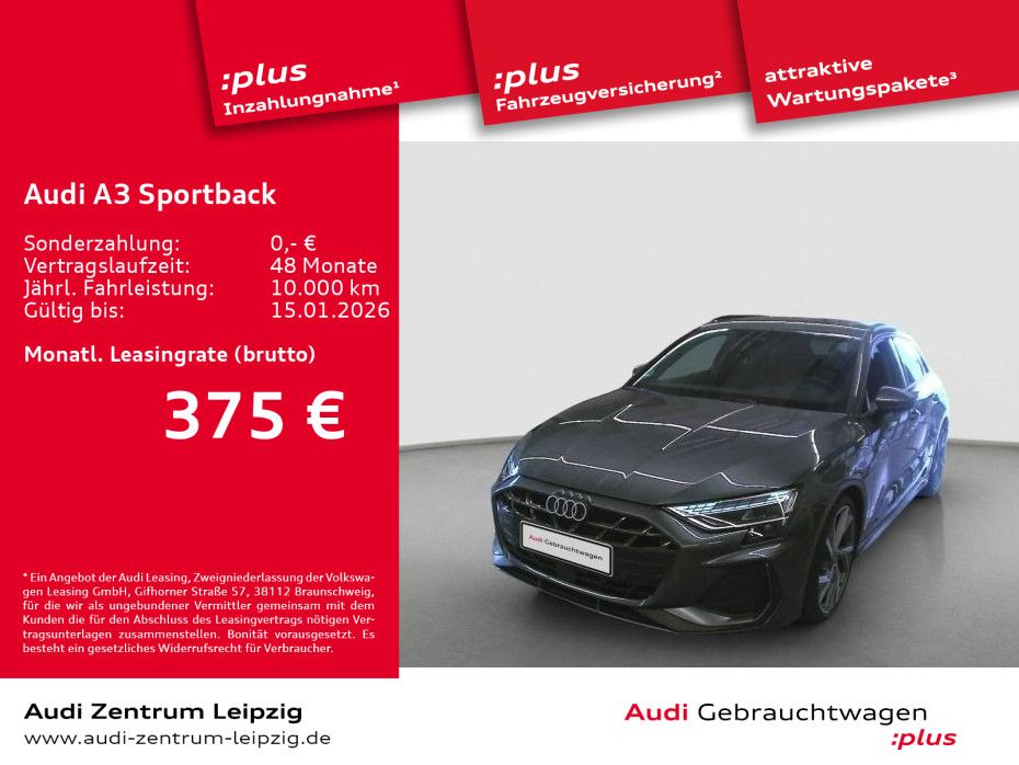 Audi A3 Sportback 35 TDI S line S tronic *LED*HuD*AHK