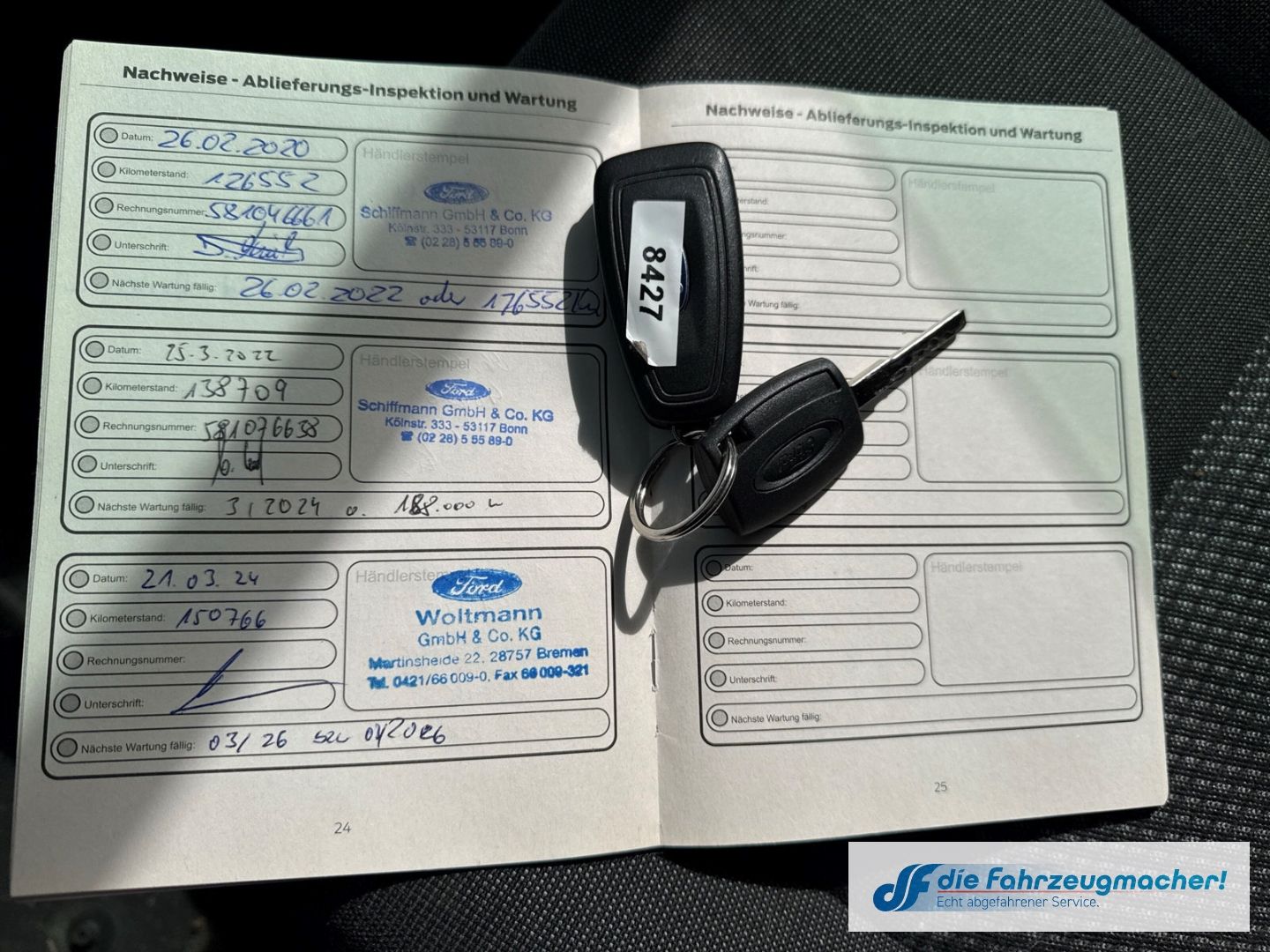 Fahrzeugabbildung Ford Transit Custom Kombi 300 L1 2.2 TDCi *8427 Expor