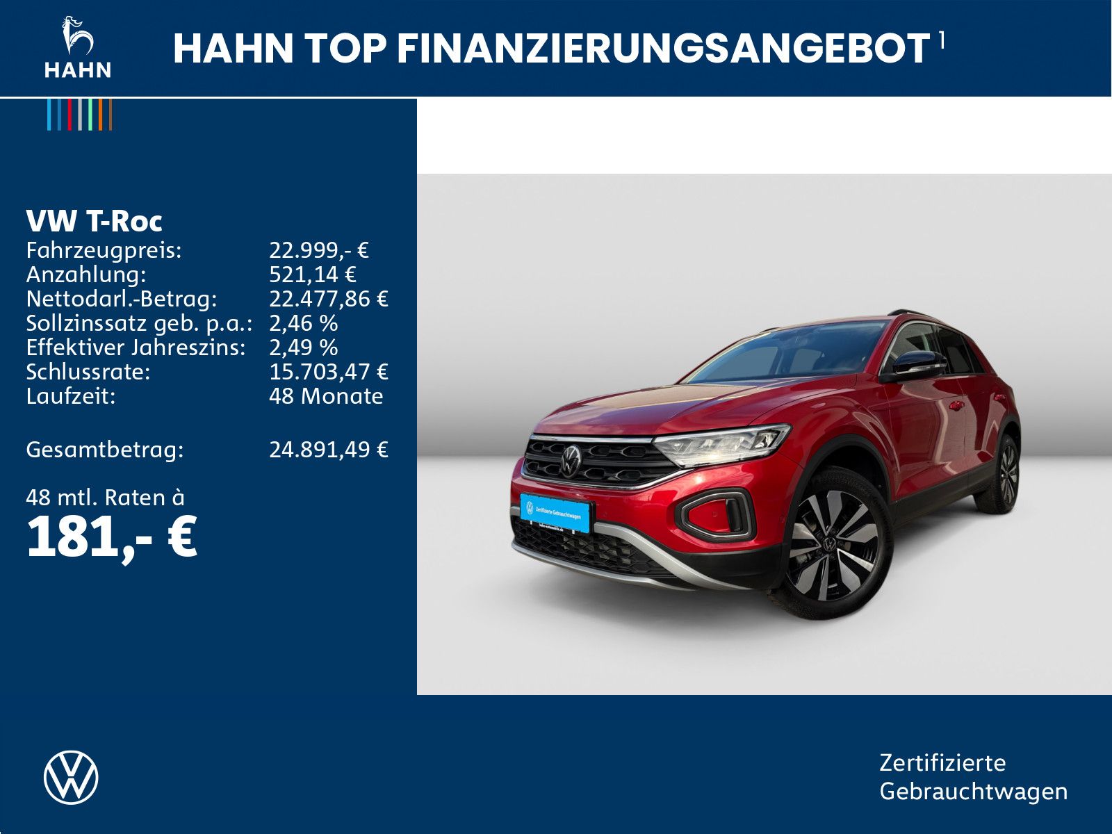 Volkswagen T-Roc 1.0TSI Goal ACC LED Cam Navi Parklenk SHZ foto 2