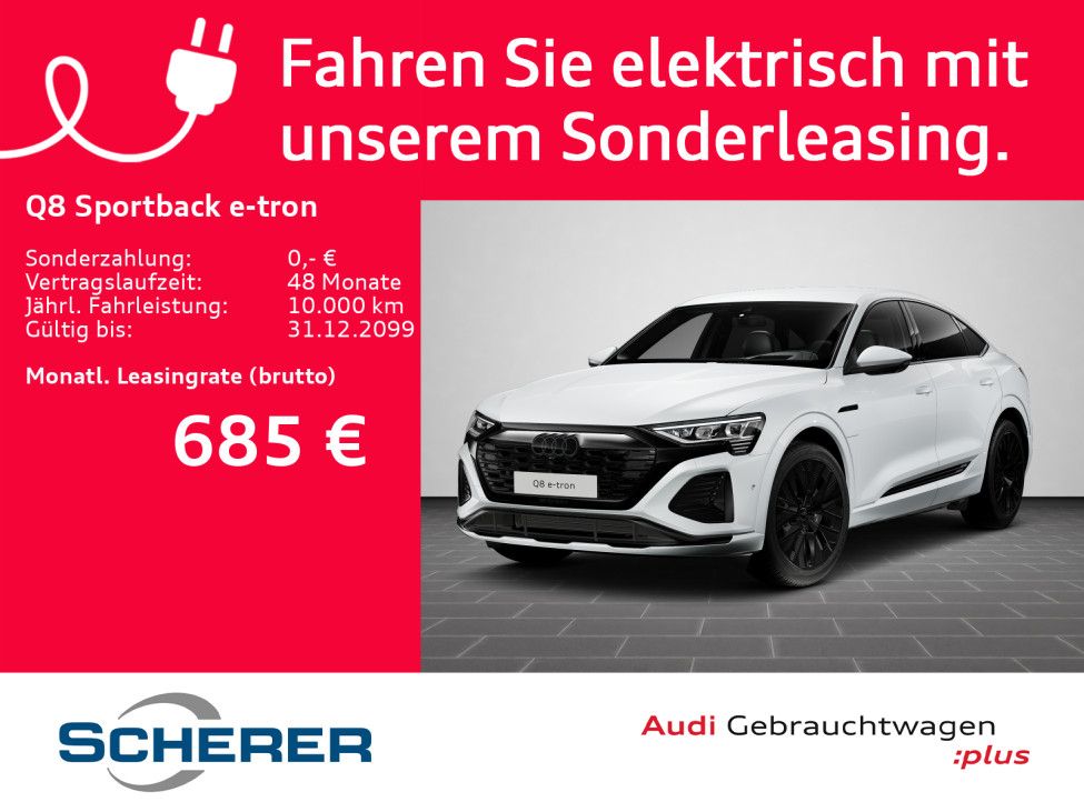 Audi Q8 Sportback e-tron S line 55 e-tron quattro 300