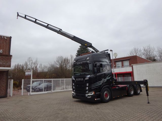 Scania R650 V8 SZM + PK19001SLD Kran